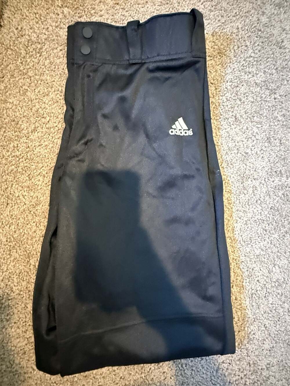 Adidas Men's Athletic Baseball or Training Pants Black